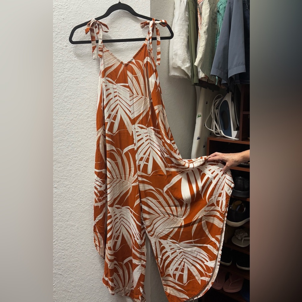 Romper works well as beach cover up